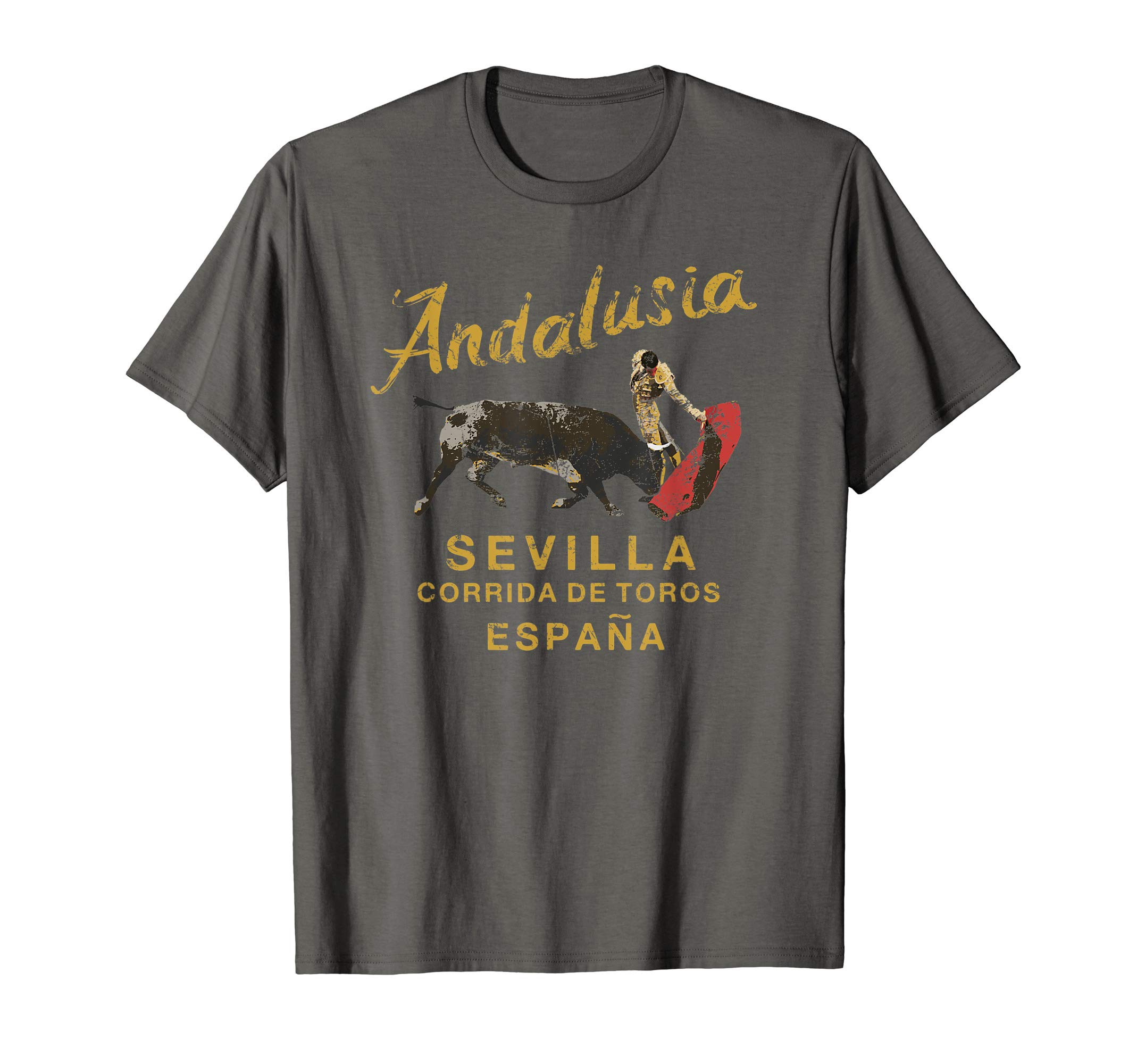 SPAIN Seville Bullfight ESPANASPAIN Seville Bullfight Andalusia Vintage T-ShirtOEKO-TEX STANDARD 100