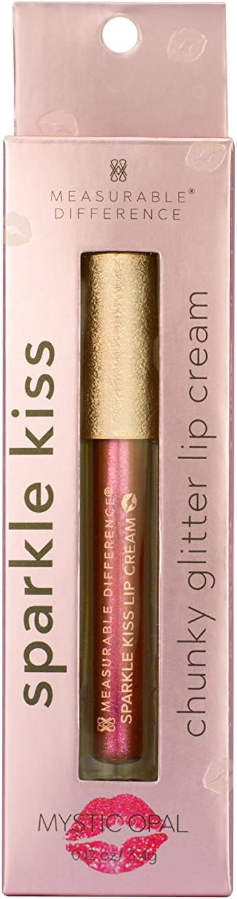 Measurable Difference Sparkle Kiss Lip Cream, Mystic Opal, 2 count