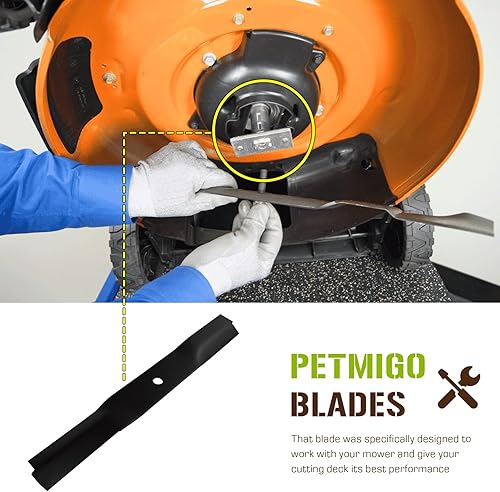 Miniatura 5 de AM100946 Cuchilla de cortacésped para John Deere Lesco 38" Deck 316, 318, 322, 325, 330, 332, GT235 GT242 LT133 LX188 S92 SRX95 STX38 SX95 M82408 05