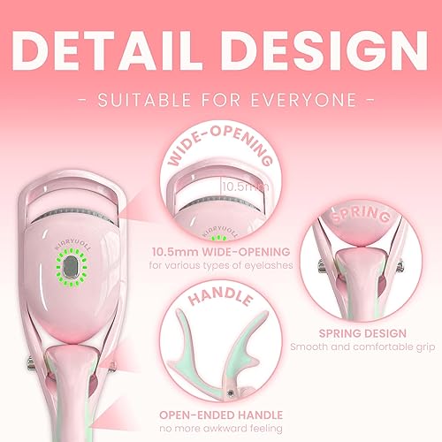 Miniatura 9 de Kit de rizador de pestañas eléctrico con calefacción, terapia de pestañas calientes, herramientas profesionales para pestañas, levantador de