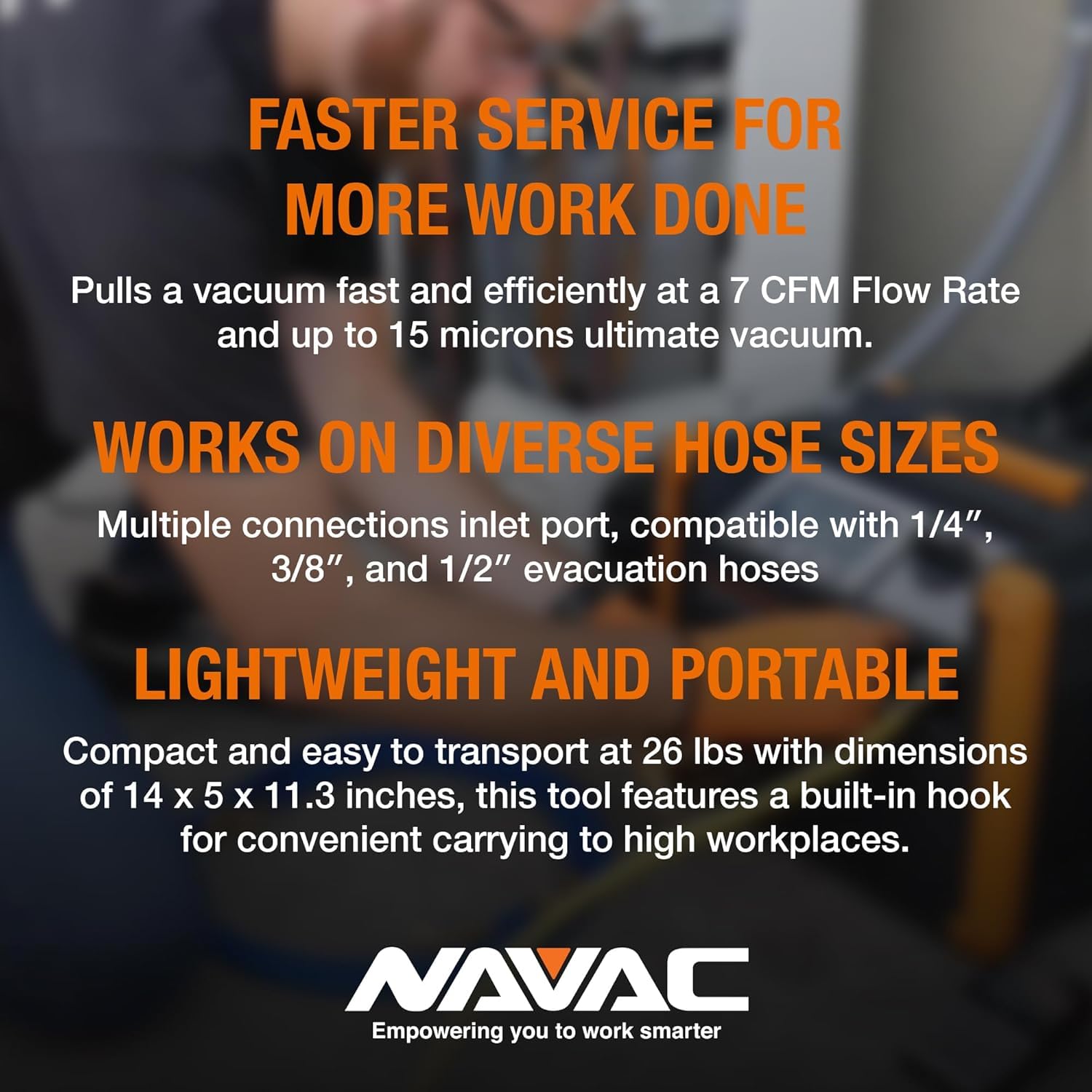NAVAC NP7DP Pro Vacuum Pump - 7 CFM -5