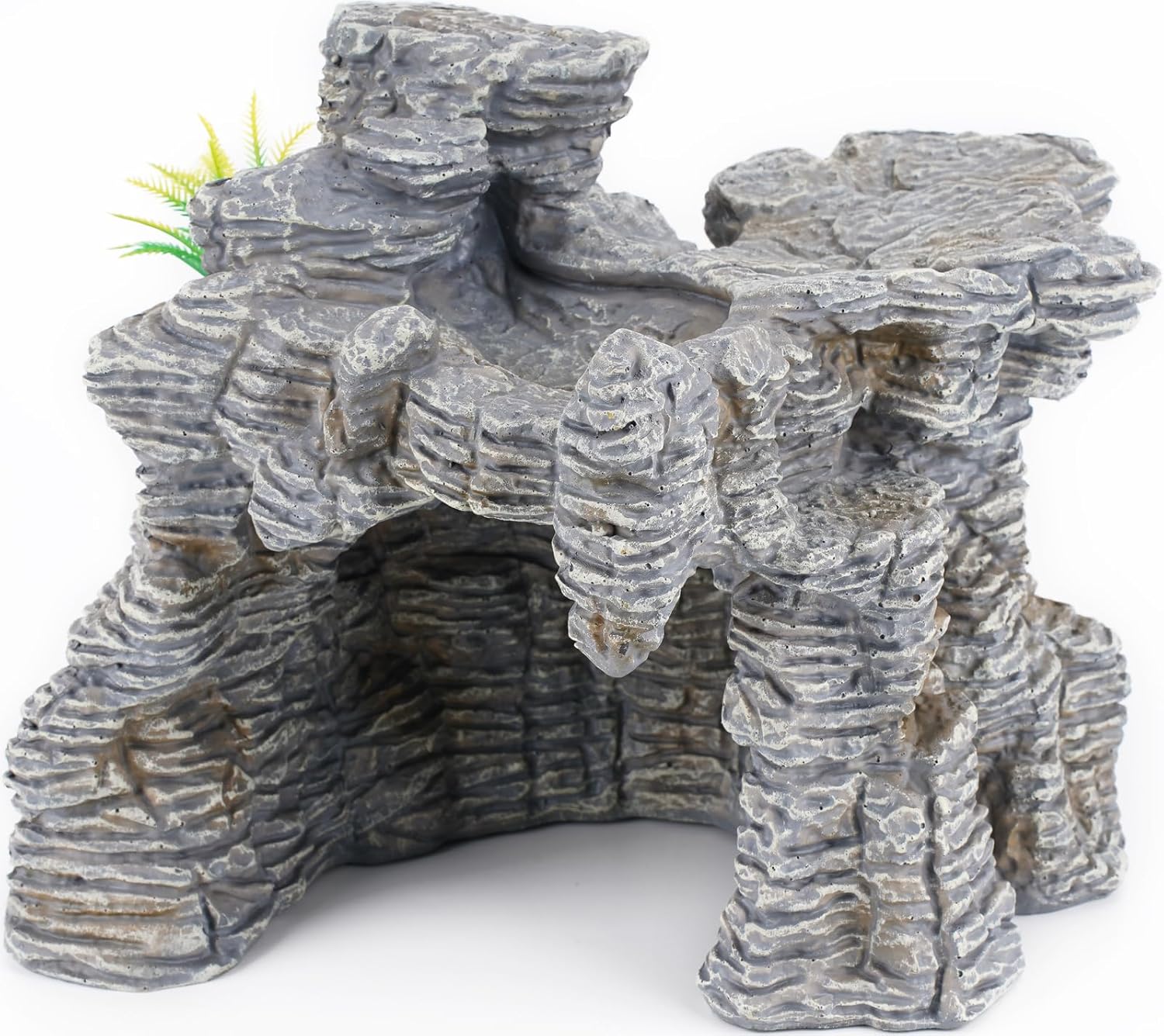 Reptile Cave Hideout Habitat, Great for Bearded Dragons, Leopard Geckos, Lizards, Turtles, Snakes, Frogs, Scorpions, Spiders and Other Reptiles, Amphibians (D - Extra Large) Style D Extra Large