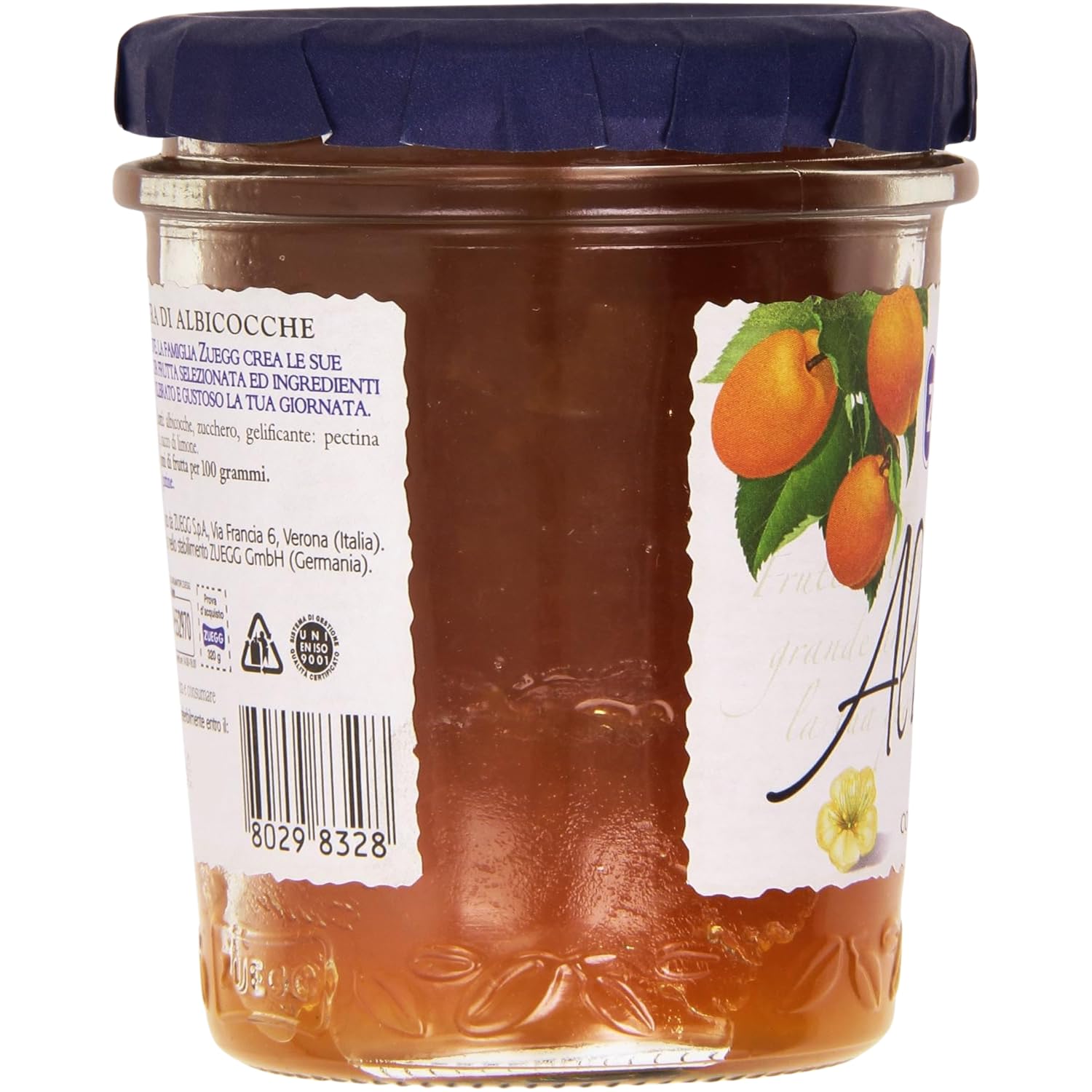 Confettura Extra di Albicocche 320 g – Marmellata Ideale per Colazione, Pane e Dolci dal Gusto Naturale e Fruttato – Variazioni 4/8/12 Pezzi (12 PEZZI)