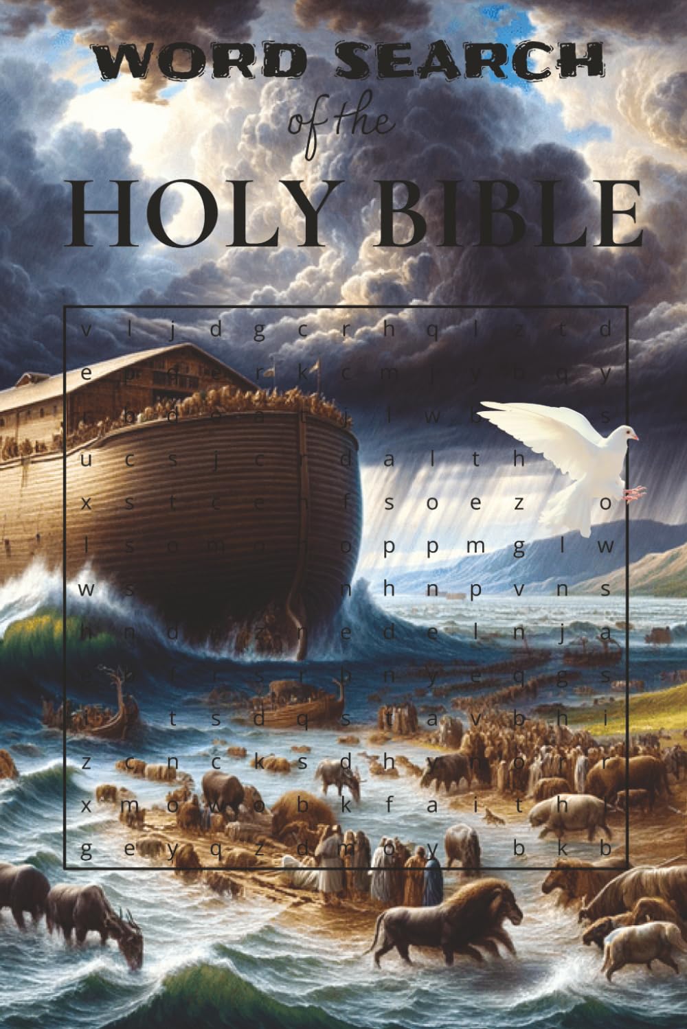 WORDSEARCH of the HOLY BIBLE: 6x9/ 55 PUZZLES WITH SOLUTION PAGES
