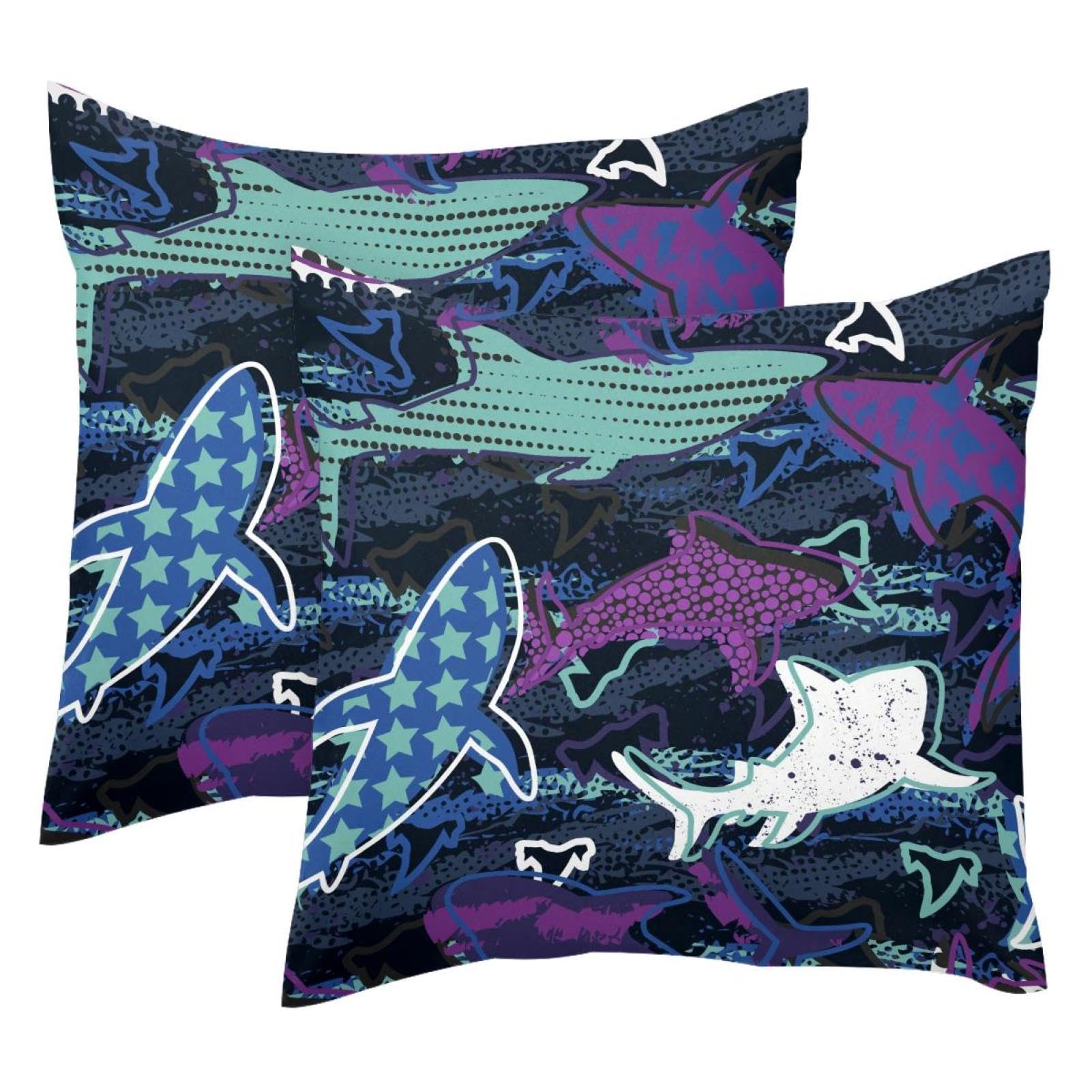 Housse de coussin requin pour protéger et embellir vos vieux canapés