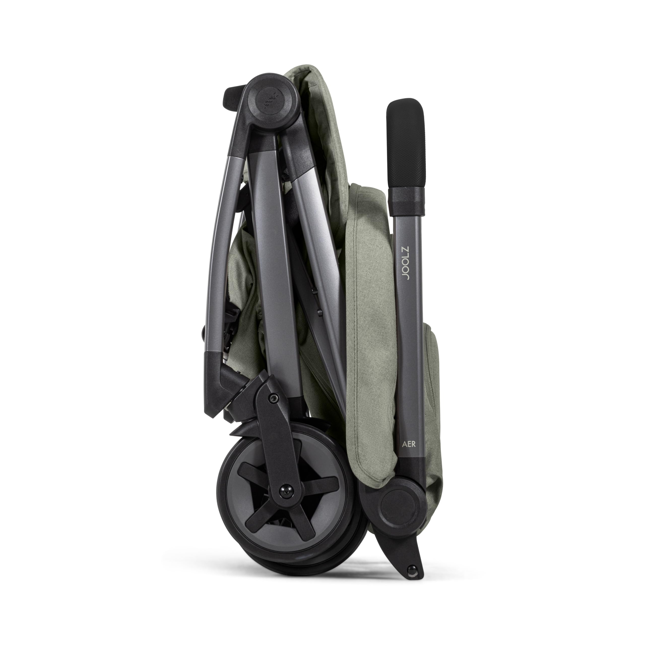 Joolz Aer2 Cochecito de Bebé Ligero y Silla de Paseo de Viaje – Compacta y Plegable con una Mano, Asiento Reclinable, Capota UPF 50+, Reposapiés Ajustable, Apta para Cabina de Avión - Sage green