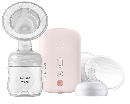 Miniatura 8 de Philips AVENT Extractor de leche eléctrico doble avanzado con tecnología de movimiento natural con biberones de respuesta natural transparente bomba