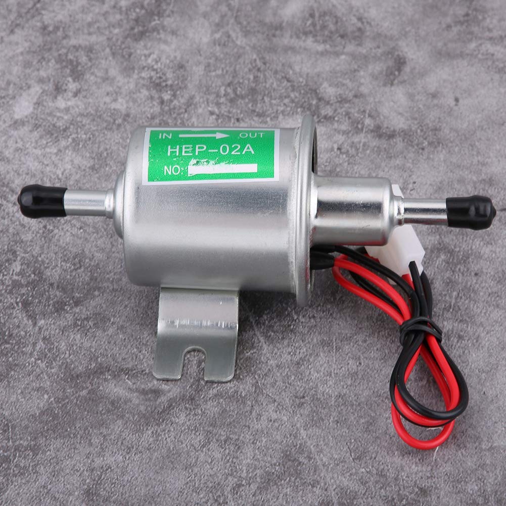 EBTOOLS HEP-02A elektryczna pompa paliwowa 12 V uniwersalna benzynowa elektryczna pompa paliwowa do generatorów gazu i oleju napędowego