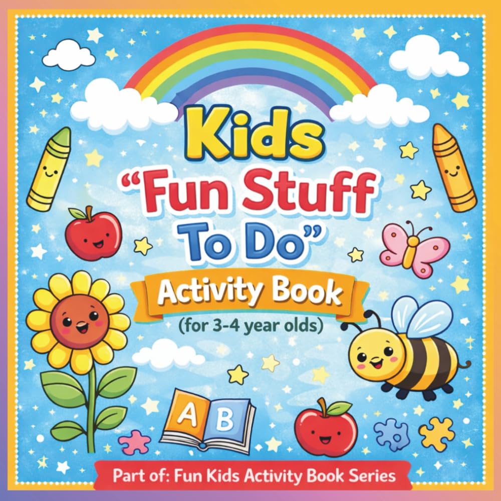 Kids "Fun Stuff To Do": Activity Book (for 3-4 year olds) (Fun Kids Activity Book)