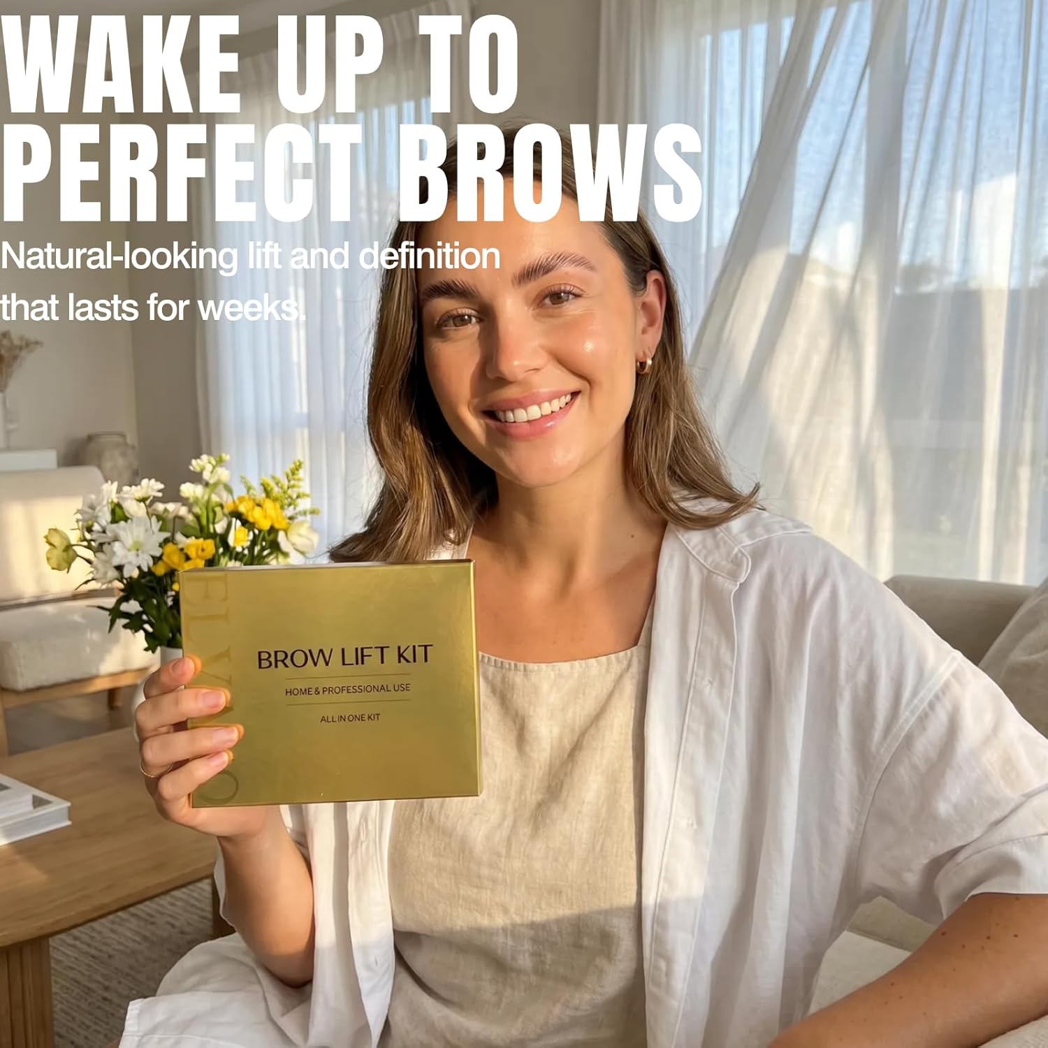 Vivandra Brow Lamination Kit, 5 Pack Eyebrow Lift Kit for Fuller Thicker Brows, DIY Eyebrow Lamination at Home, Easy to Use for Beginners & Professionals