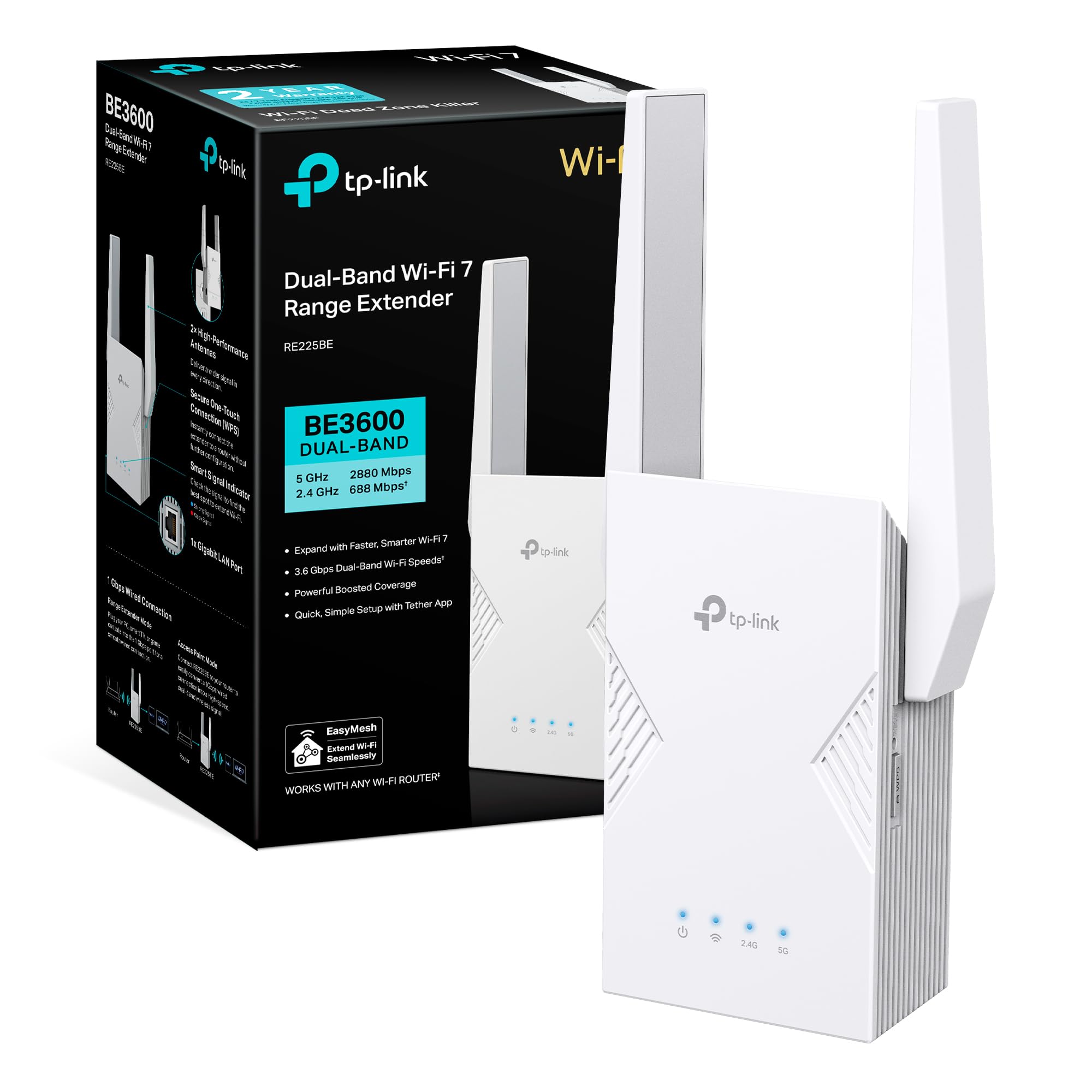 Repetidor TP-Link Wi-Fi 7: Internet sin cortes y ultra rá...
