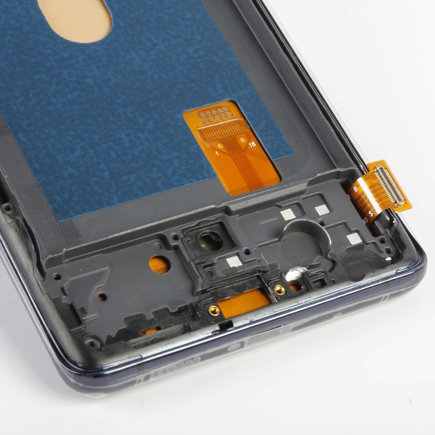 S20 FE 4G G780/5G G781 OLED LCD Display +Cloud Navy Frame 6.43" for Samsung Galaxy S20 FE 4/5G LCD Screen Display Replacement Touch Digitizer Assembly Kit sm-g781b/u/u1/w/n/v sm-g780f/g