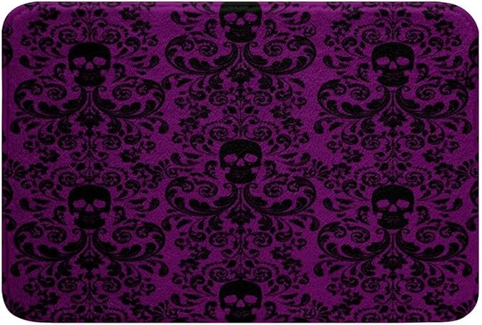 Erosebridal Damask Gothic Area Rug Adults Antique Victorian Bath Mat 16