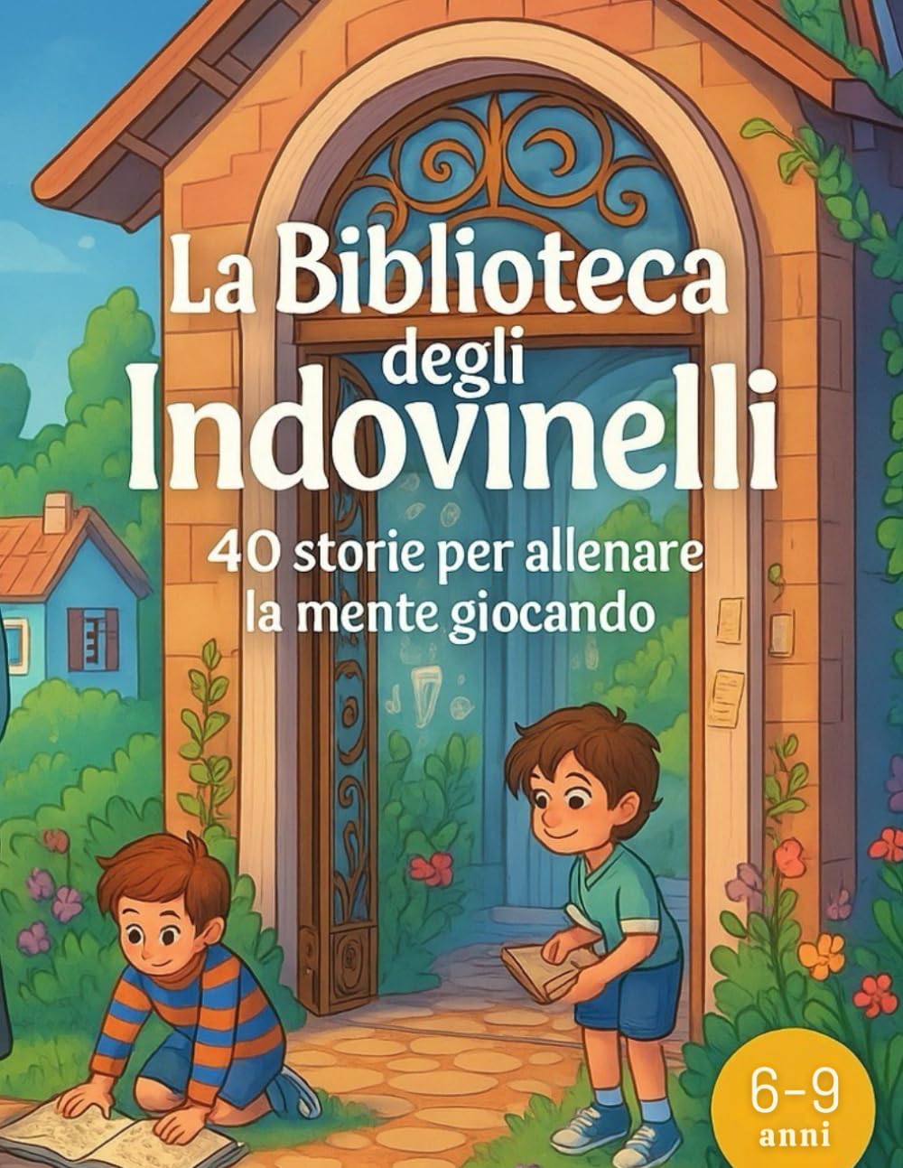 La Biblioteca degli Indovinelli: 40 storie per allenare la mente giocando | Enigmi e indovinelli per bambini 6–9 anni (Fiabe Educative Illustrate (3–6 anni))