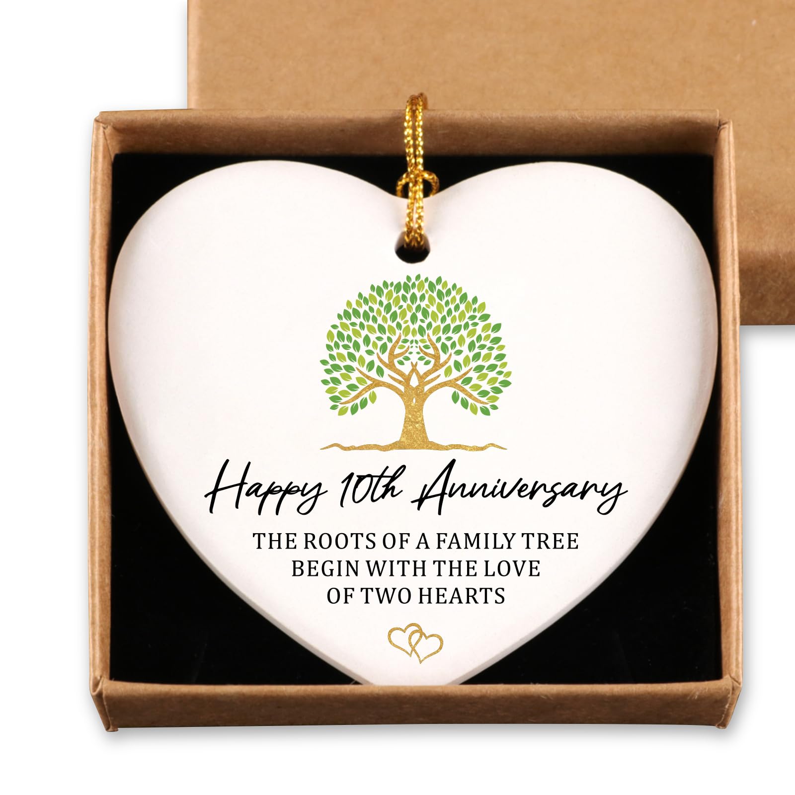 サイン付　10th Anniversary ST☆RISH Ver.　6140 10th Anniversary Marriage Gifts for Couple Ornament Keepsake Sign