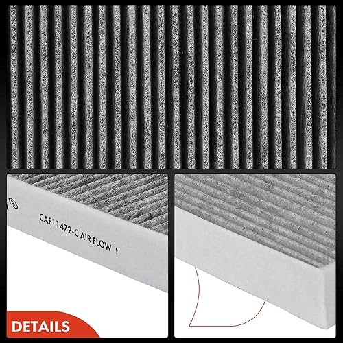 Miniatura 8 de A-Premium Filtro de aire de cabina con carbón activado para Audi A4, A5 Quattro, A6 allroad, A7 Sportback, A8 Quattro, Q5, Q7, Q8, e-tron S, S4 y