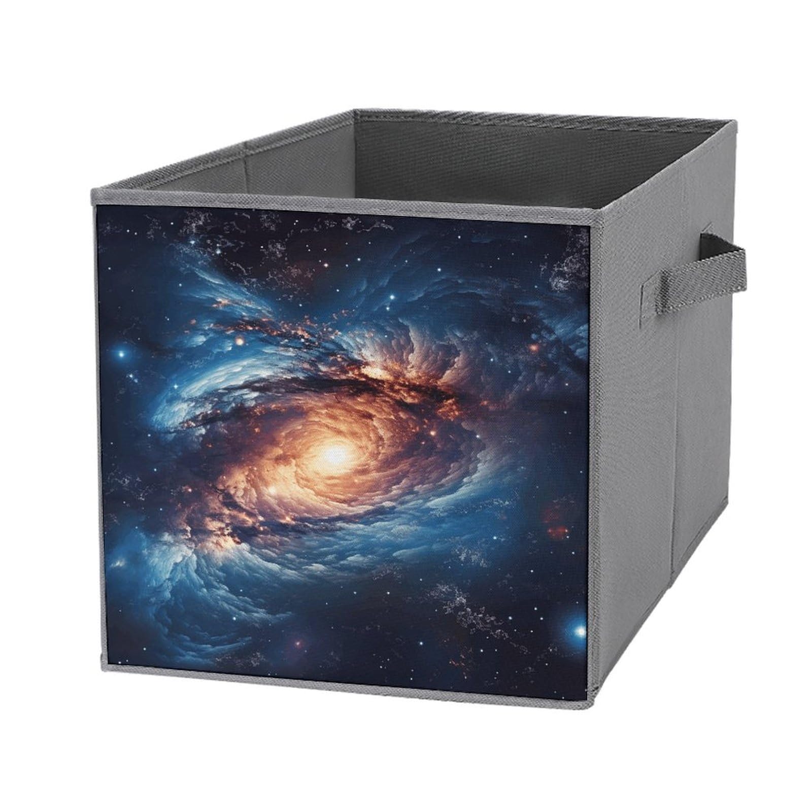 Boîtes de rangement empilables avec imprimé galaxie haute définition
