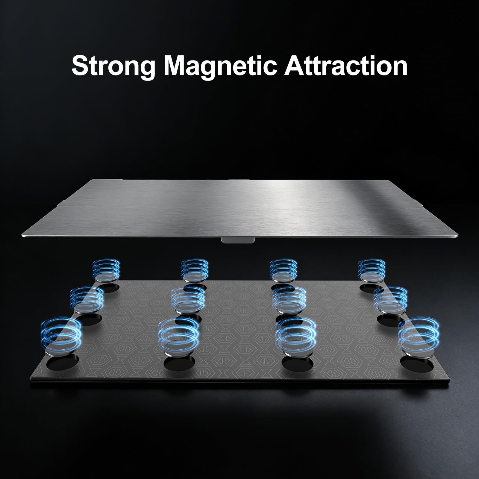 Ulepszona magnetyczna platforma druku, 2 sztuki blachy sprężynowej i 1 platforma drukująca do drukarek 3D ELEGOO Saturn 4/Saturn 4 Ultra 224 x 129 mm