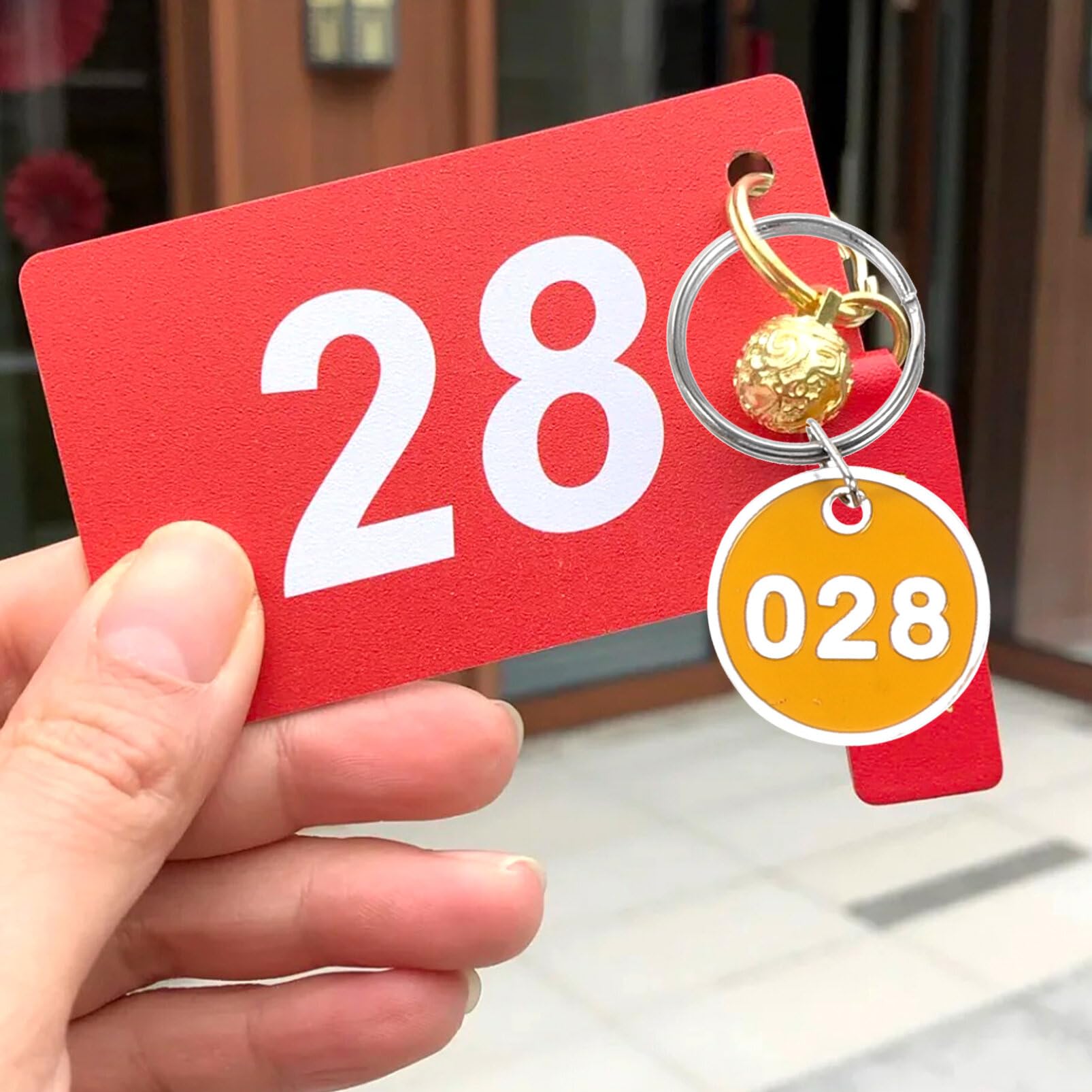 名札・番号札 (鉄道荷札) Amazon | GANAZONO 番号札 おしゃれ 荷札 数字 プレート