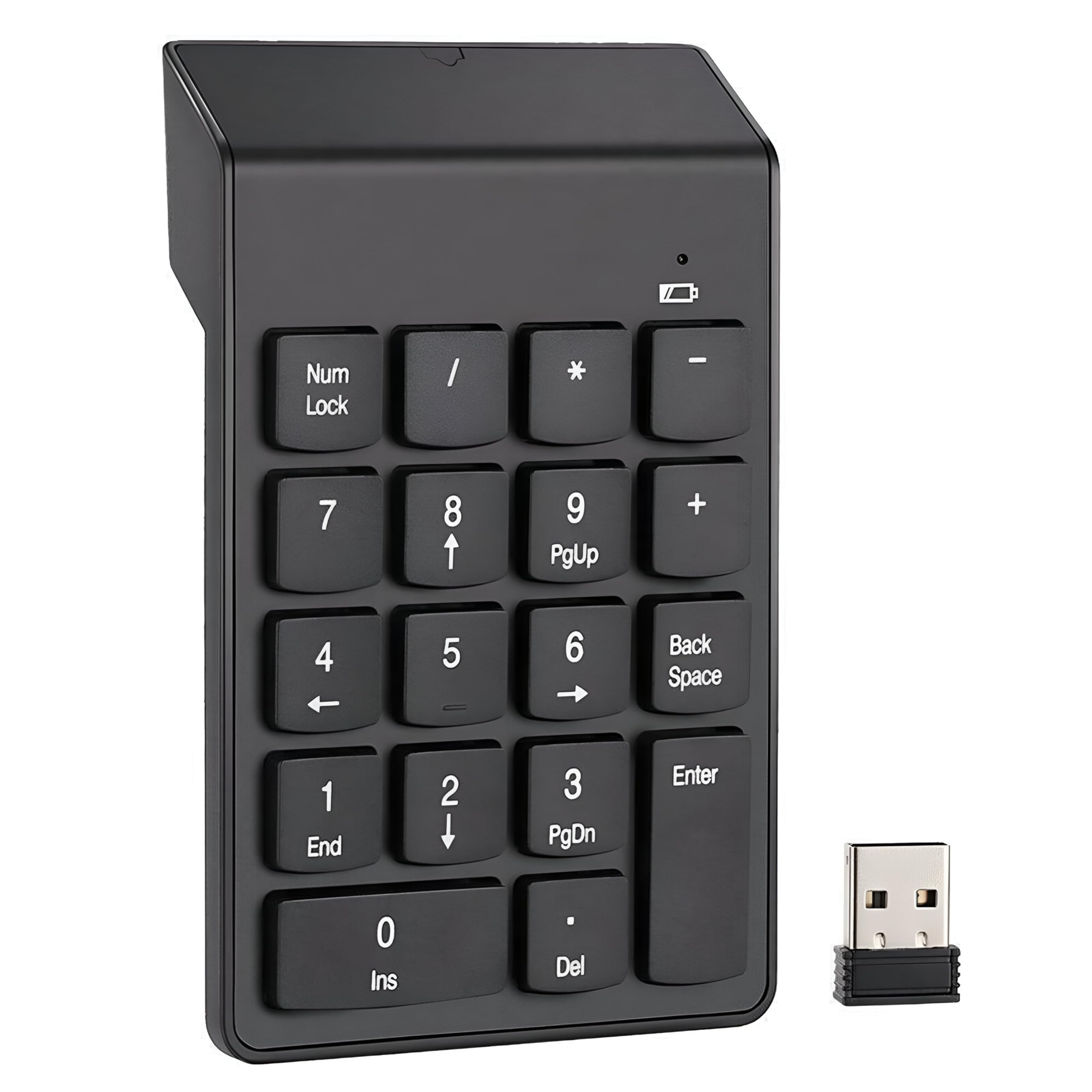 SMARTTECH Numeric keypad Wireless 2.4GHz Connection Numpad Keyboard for Number Financial Accounting Works Compatible with Laptop, Notebook, PC, Computer Portable Keyboard-image-18