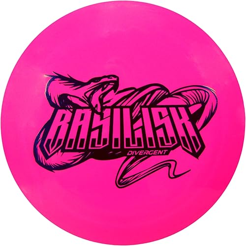 Divergent Discs Basilisk - Conductor de golf de disco de largo alcance para principiantes  Plástico de agarre máximo fácil de lanzar
