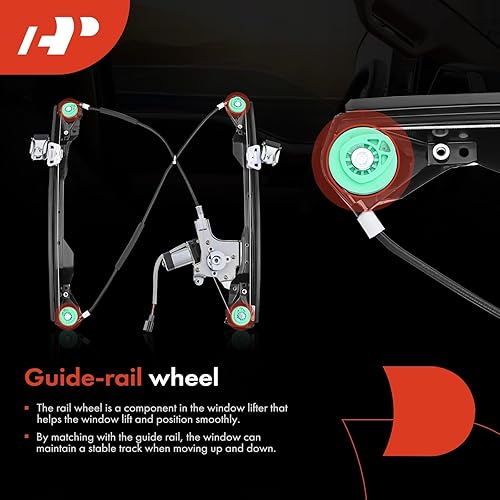 Miniatura 7 de A-Premium Elevalunas eléctrico con motor compatible con Ford Focus 2008-2011 Delantero derecho del pasajero