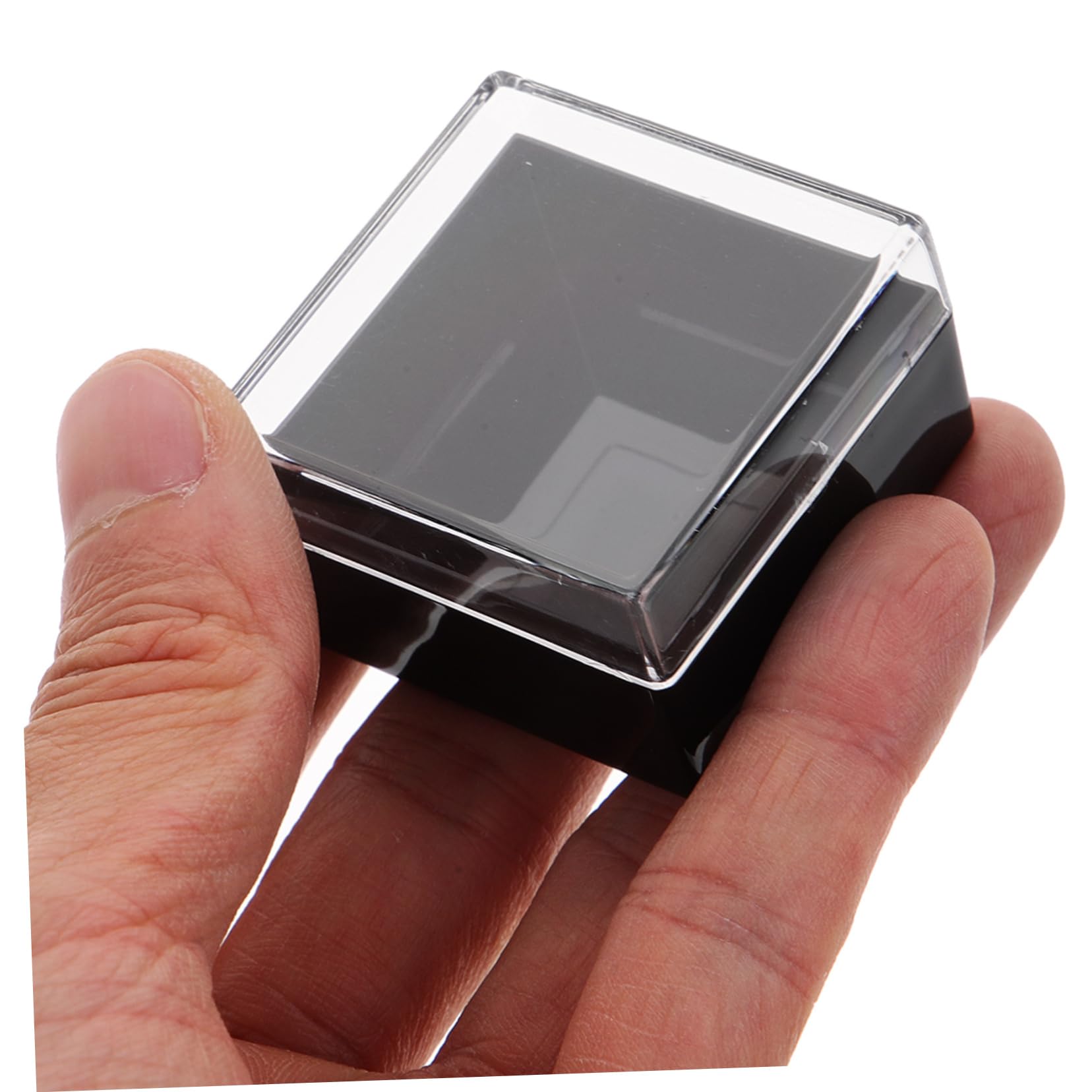 24h内発送✨台座乗せタイプ アクリルケース 黒 標本箱 標本ケース 透明ケース Amazon｜SEWOART 黒色アクリル製 簡単開閉機能付き 落下や擦り傷に強い