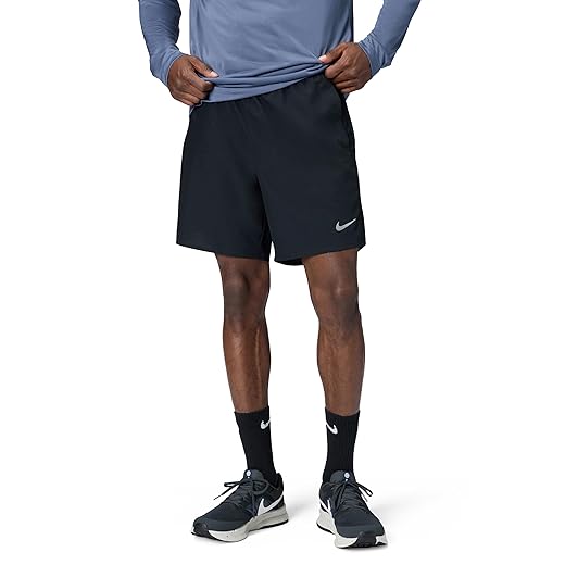 Nike Challenger Men's Dri-FIT 7" 2-in-1 Running Shorts (as1, Alpha, m, Regular, Regular, Black)
