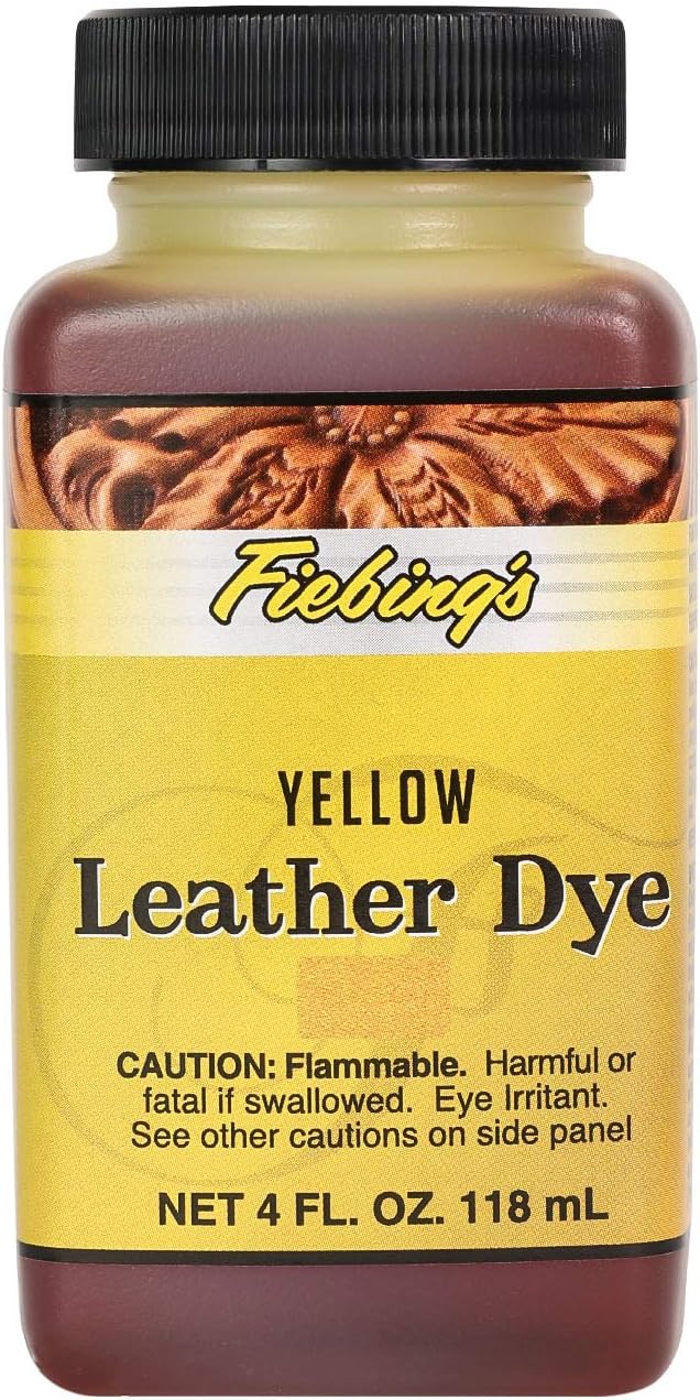 Fiebing's Leather Dye - Alcohol Based Permanent Leather Dye - 4 oz