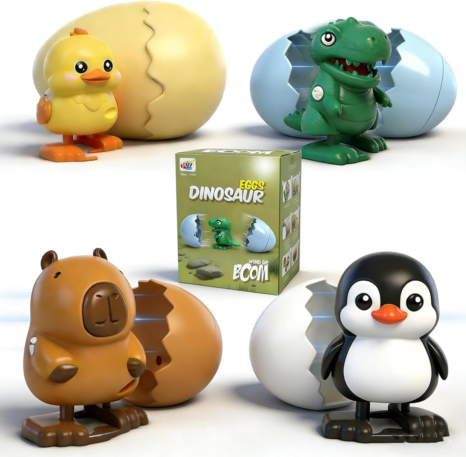 Azazaza Wind-Up Surprise Eggs, Easter’s Latest Gift Wind-Up Animal Hatching Surprise Egg