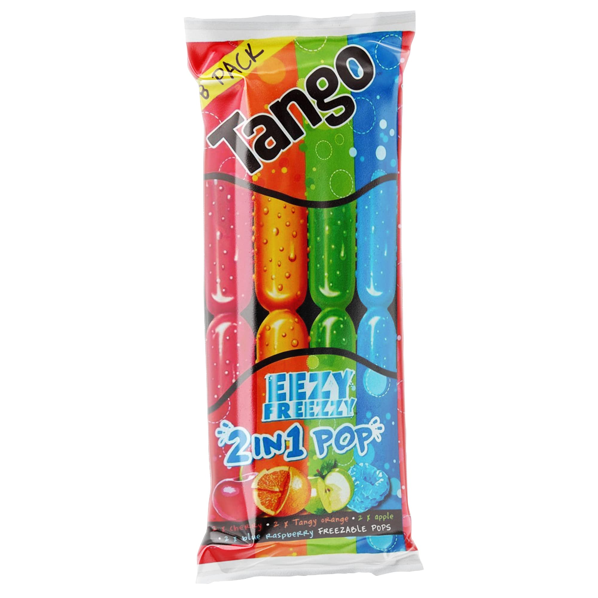 Tango 2-in-1 Fruit Flavoured Ice Cream Sticks, Freezable Apples