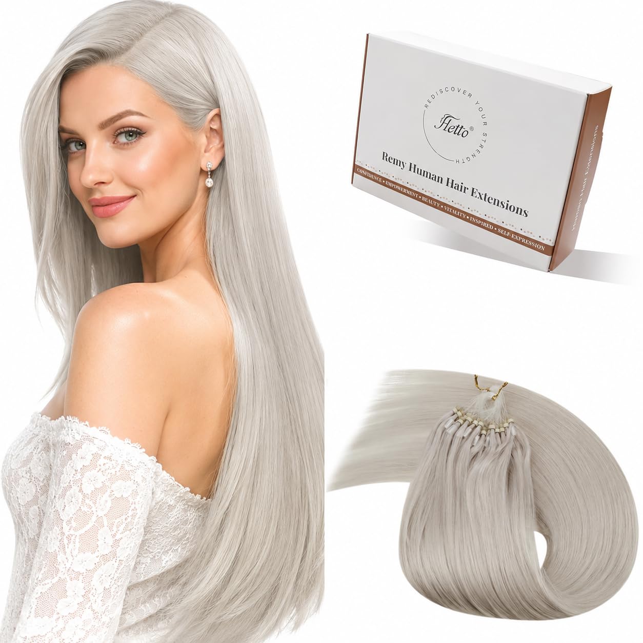 Hetto Echthaar Extensions Remy