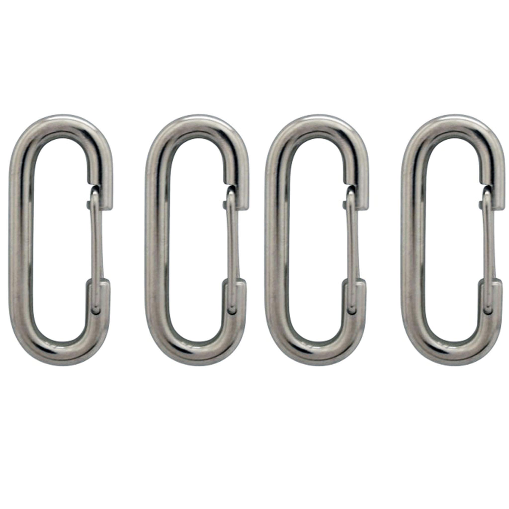 Ezpole Flagpoles Stainless Steel Clips - Pack of Four (4)
