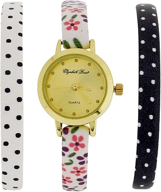 interchangeable strap watch gift set