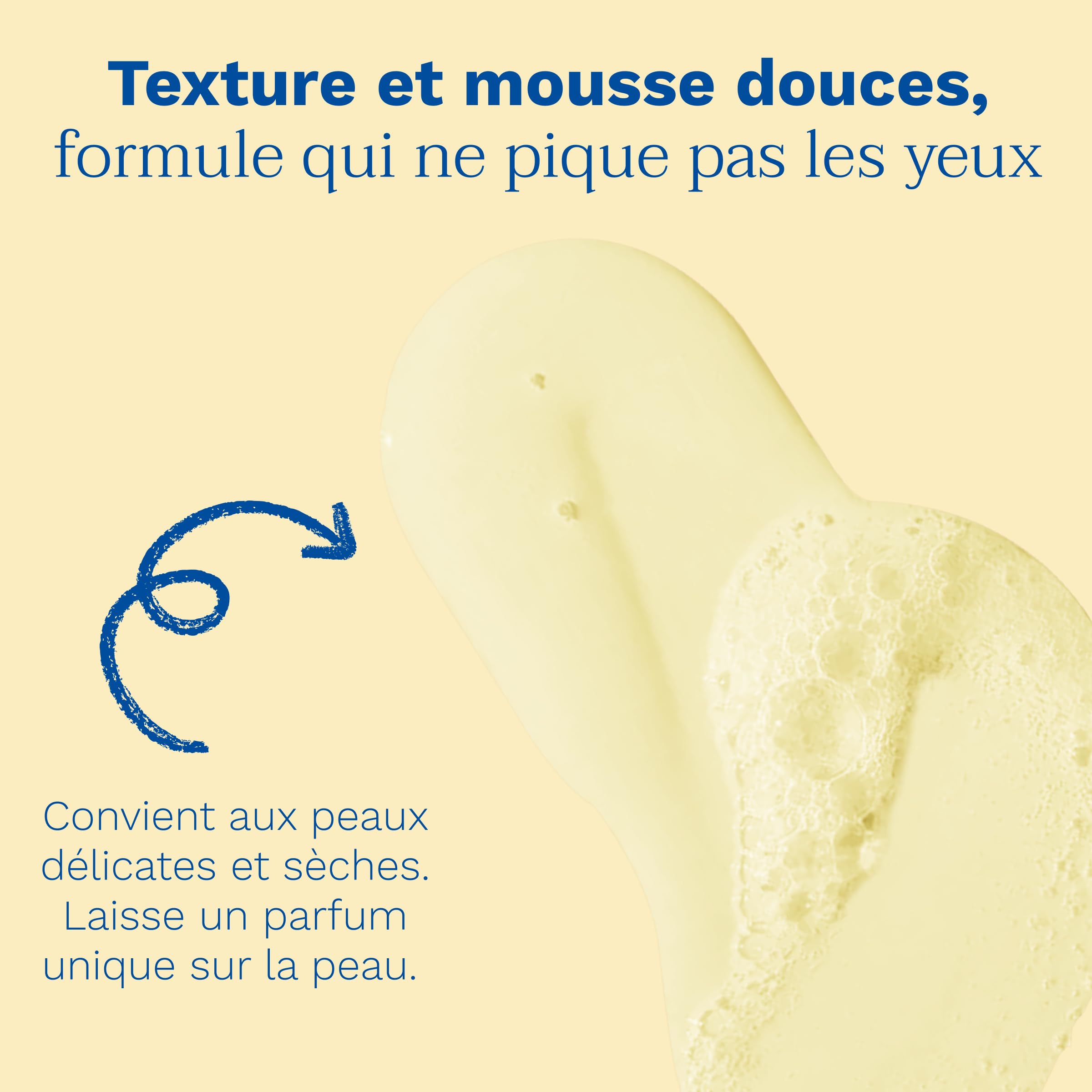 Mustela - Huile Lavante Bébé - Soin Doux et Nourrissant pour Peau Sèche, Corps, Visage et Cheveux - 98% d'ingrédients d'origine naturelle - Nettoie, Apaise et Protège la Peau Sensible