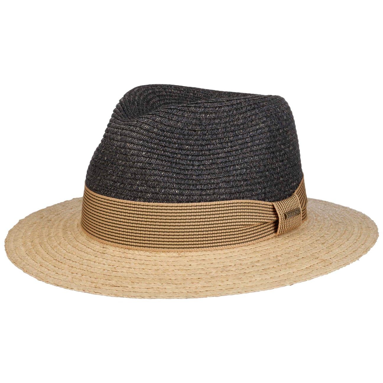 STETSON Twotone Traveller kapelusz slomkowy z rafii Meski Wiosna Lato