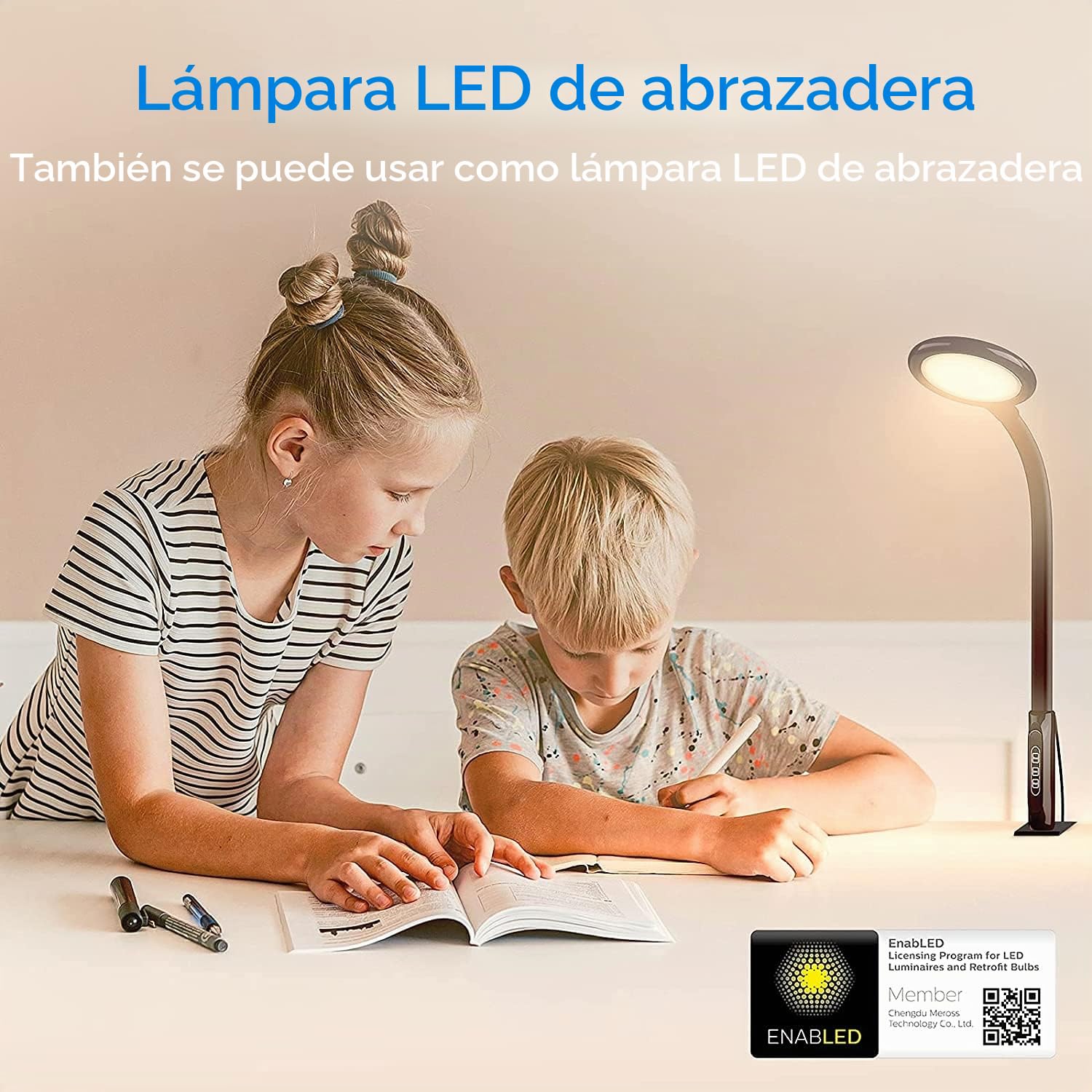 meross Lámpara de Pie LED Compatible con Apple HomeKit, Siri, Alexa y Google Home, Lámpara de Pie Desmontable 360°2700-6000K Regulable Control Remoto para Dormitorio (MSL610HK)