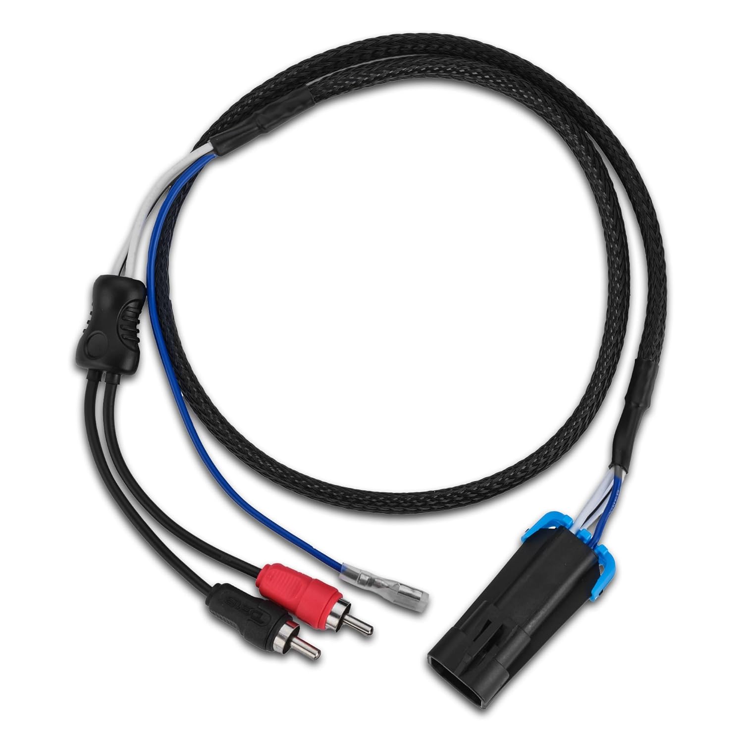 DS18 RZR-PRO.RCSW Plug & Play Subwoofer RCA Harness for Polaris RZR PRO Ride Command – RCA Low-Level Output + Remote Turn-On