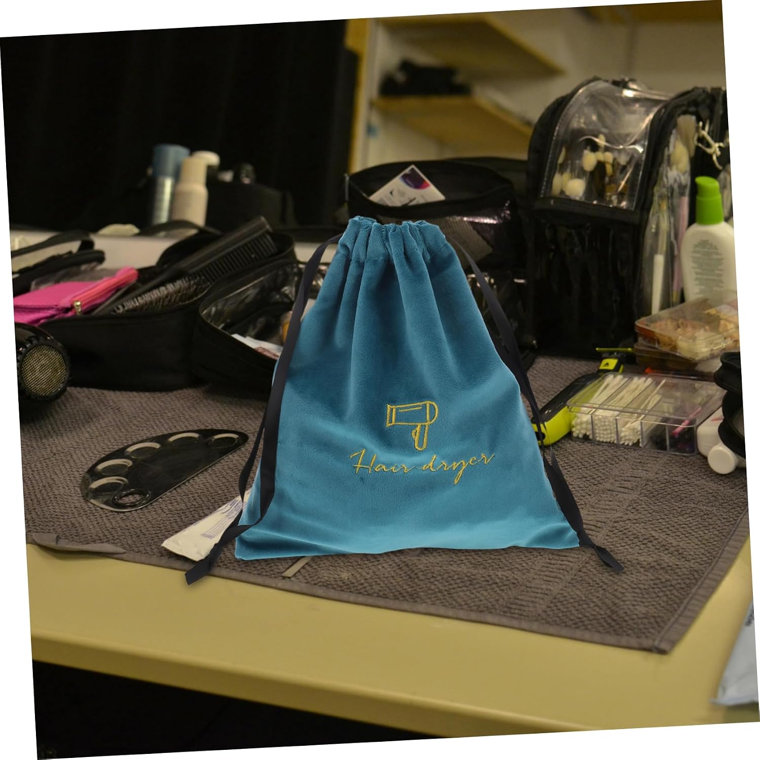 Travel Hair Stylist Case Hair Dryer Holder Bag Organizational Travel Case