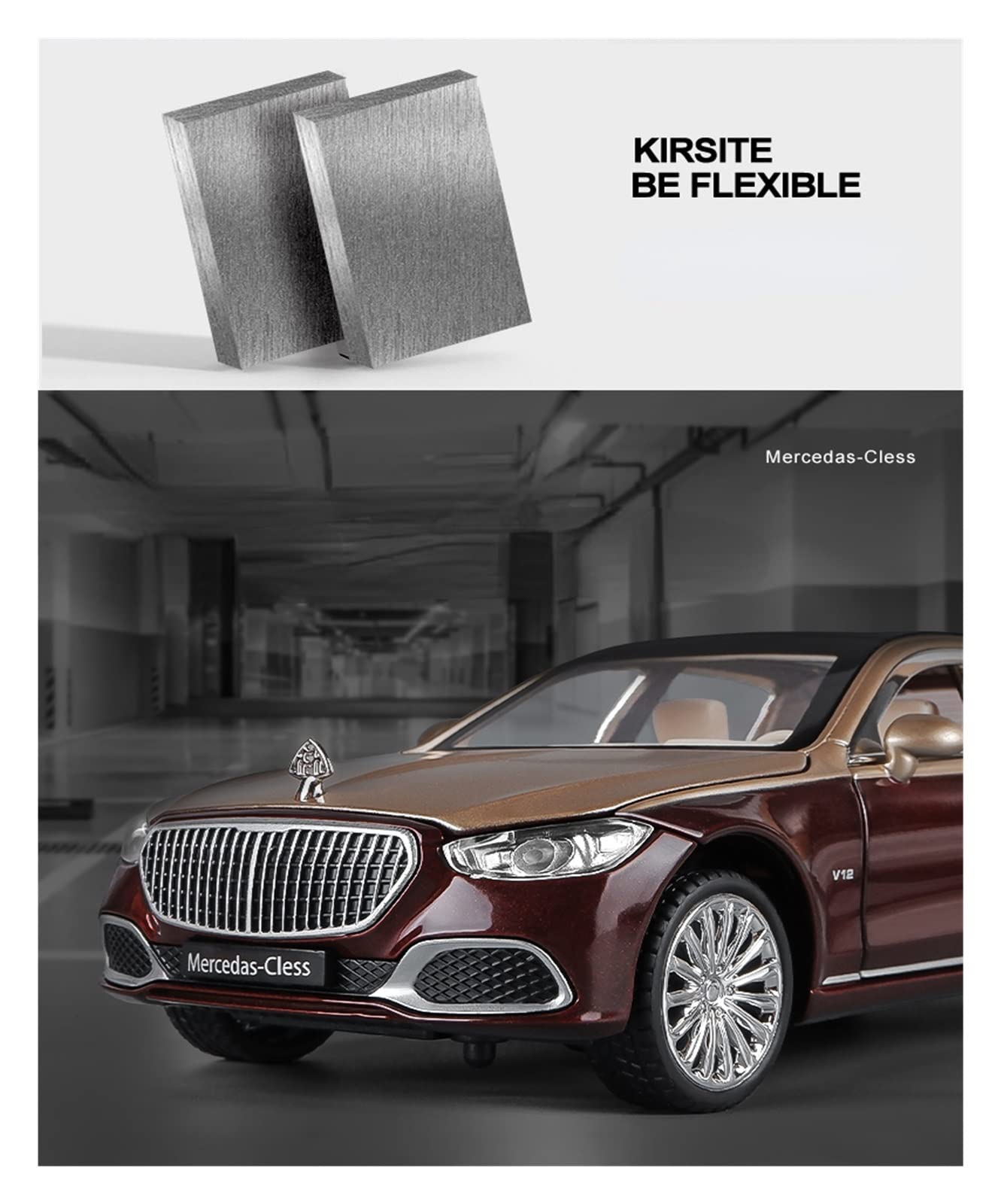 Amazon.com: MING ZHEN Toy car Model 1:24 for Maybach S680