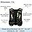 Azarxis Hydration Running Vest Backpack Pack 5L for Women and Men Jogging Trail Race Marathon Cycling Hiking (Black with 1.5L Water Bladder)