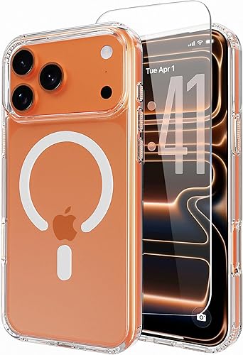 Classic Hybrid Magnetic iPhone 17 pro max Case Phone Case Cover , Screen Protect
