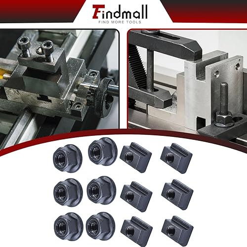 Miniatura 7 de 58 piezas Pro-Series 716" ranura en T 38"-16 Stud Kit de sujeción para Bridgeport Mill