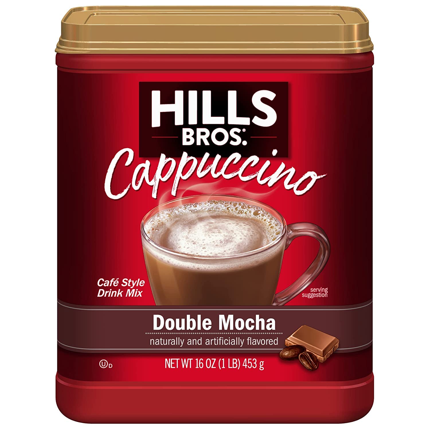 Amazon.com : Hills Bros. Instant Cappuccino Mix, Double Mocha 16
