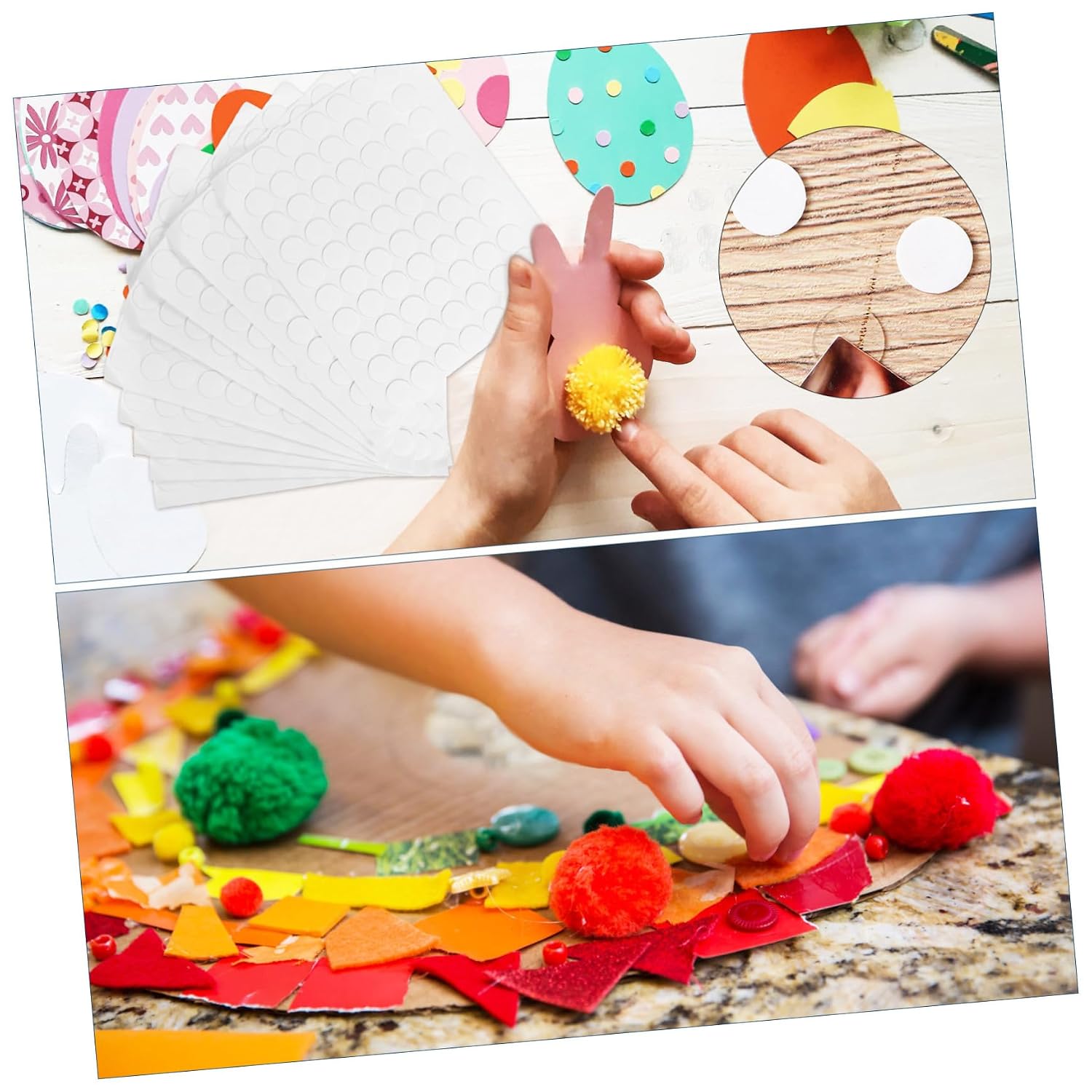 10 Sheets Double Sided Round Dot Stickers for Balloons