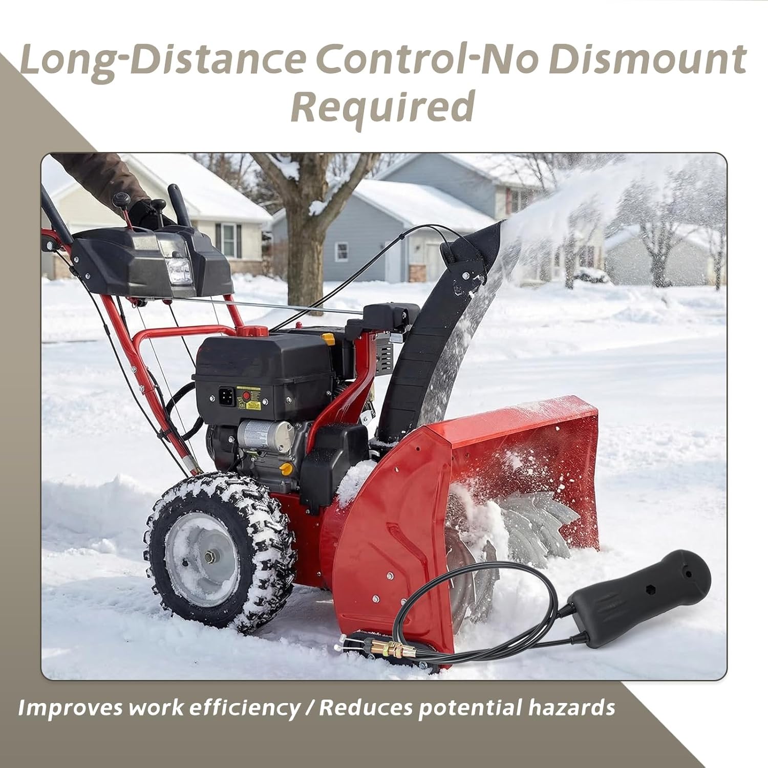 753-04875P Rotation Pulley Joystick Kit Replacement for MTD for Troy-Blit Storm 1030 1130 3090 9528 8526 for White Outdoor SB626 SB628 for Craftsman Snow Blower, Replace 753-04875 731-04890A