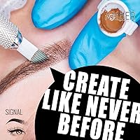 Vista 3 de Agujas de microblading Signal Embo para maquillaje permanente y preparación de tatuajes de cejas por Amber Lash para profesionales (1225)