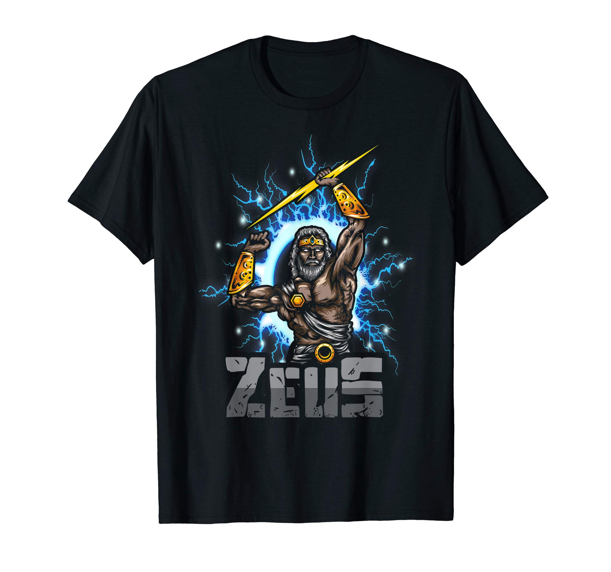 Ancient Greek Mythology Gods and MonstersZeus Ancient Greek Mythology God of Lighting and Thunder T-Shirt