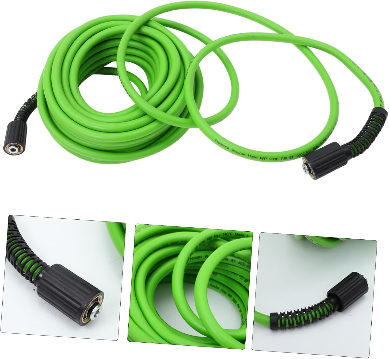 Pressure Washer Hose Extension Pipe High-Pressure Hose for Car Cleaning and Flexible Design User-Friendly Connectors Compatible Household Power Washers
