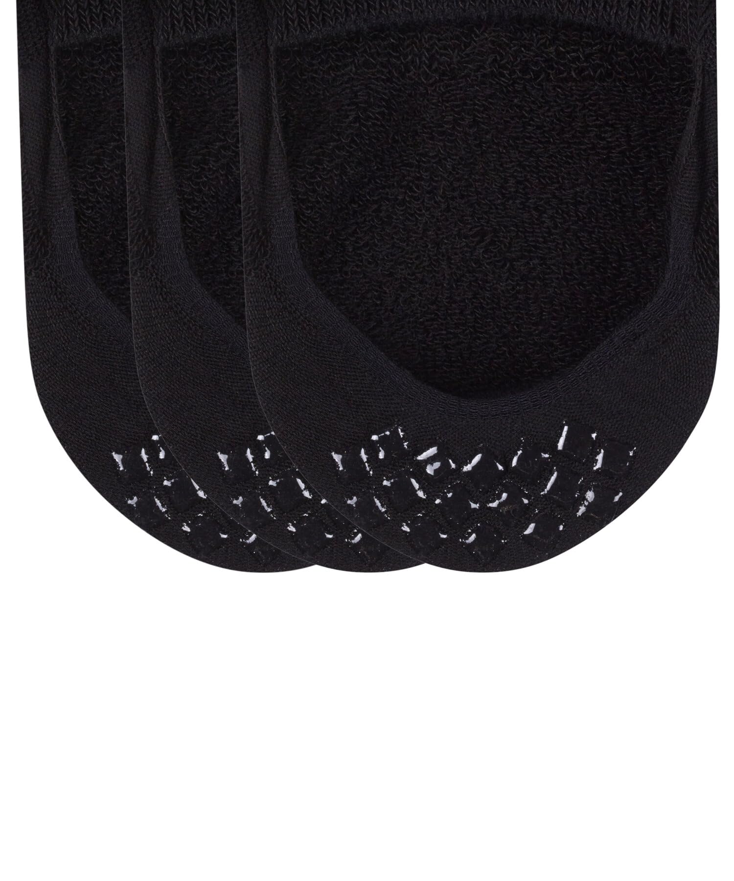 FALKE Uniseks Stopki Cool Kick Invisible Multipack U In Oddychający I Szybkoschnący niewidoczne jednokolorowe 3 Pak, Czarny Black 3000, 44-45